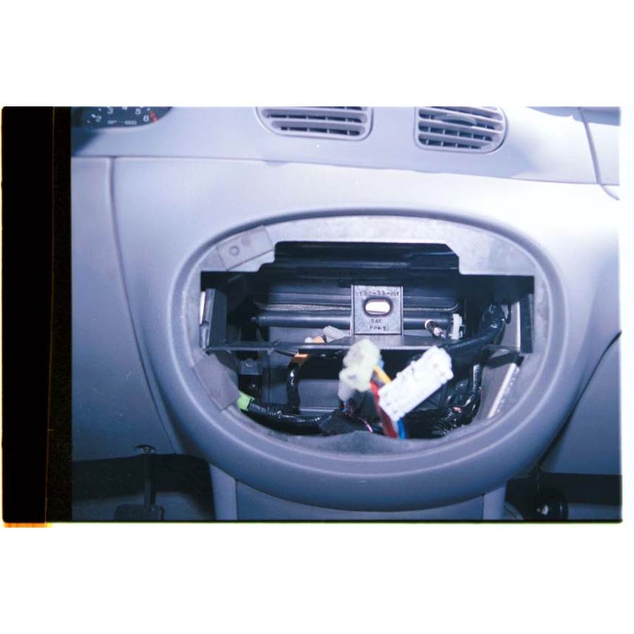 1998 Mercury Tracer Factory radio removed