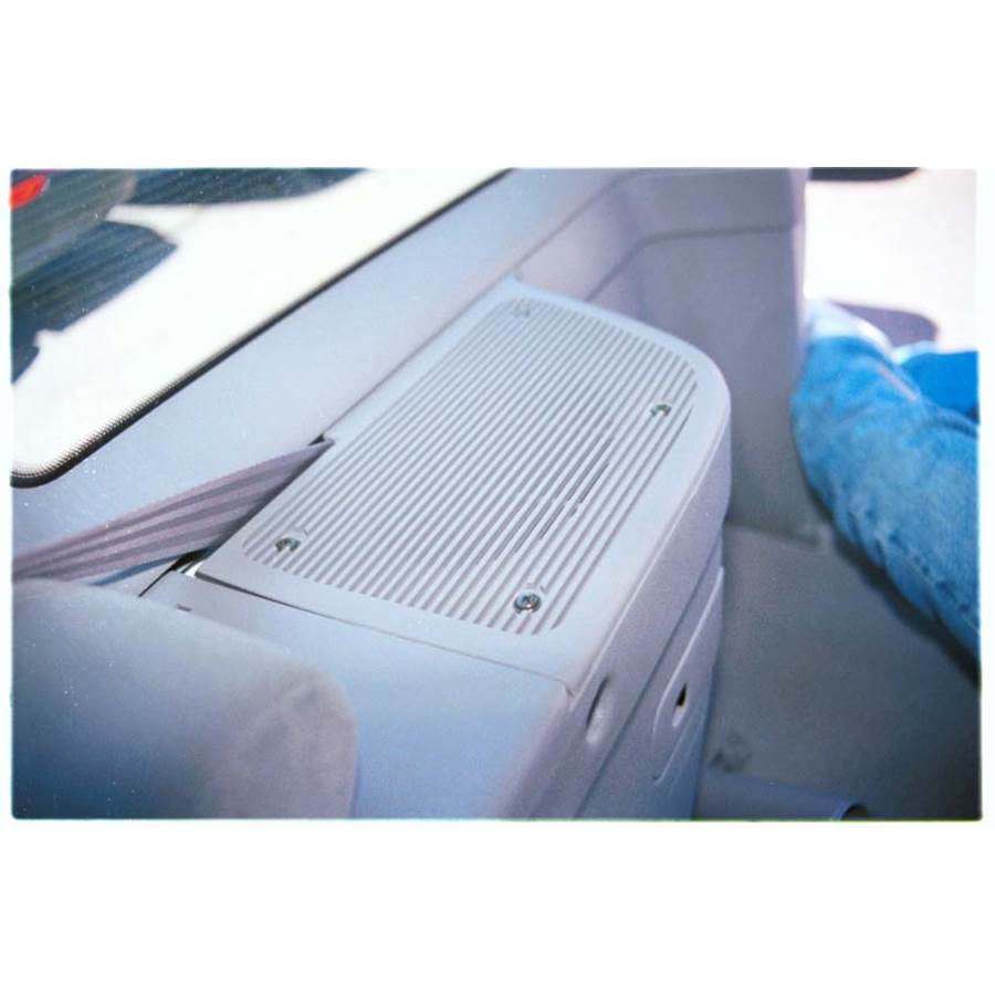 1997 Mercury Tracer Rear wheel well speaker location