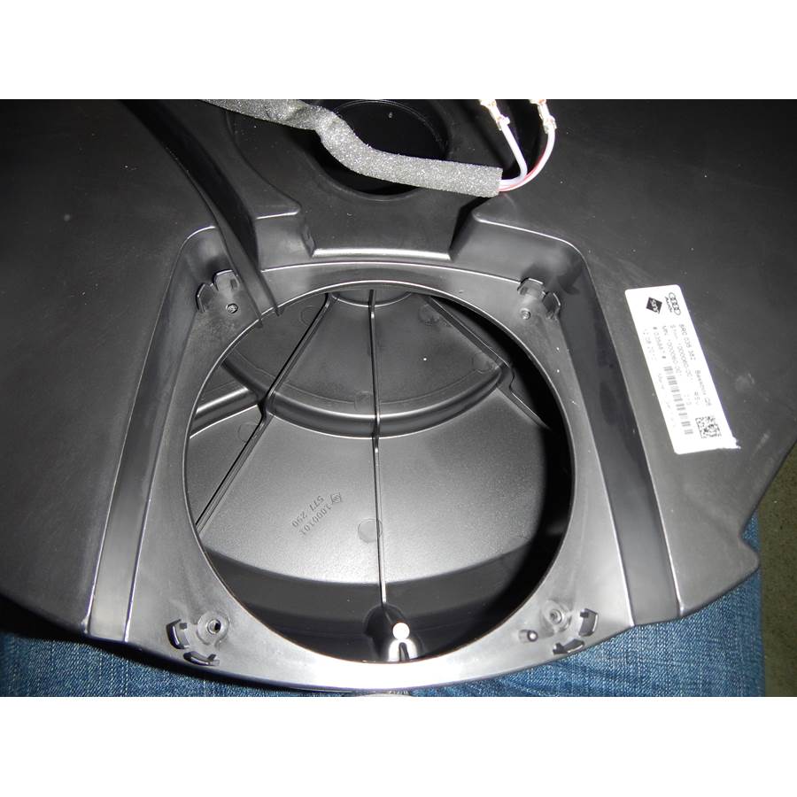 2015 Audi Q5 Under cargo floor speaker removed