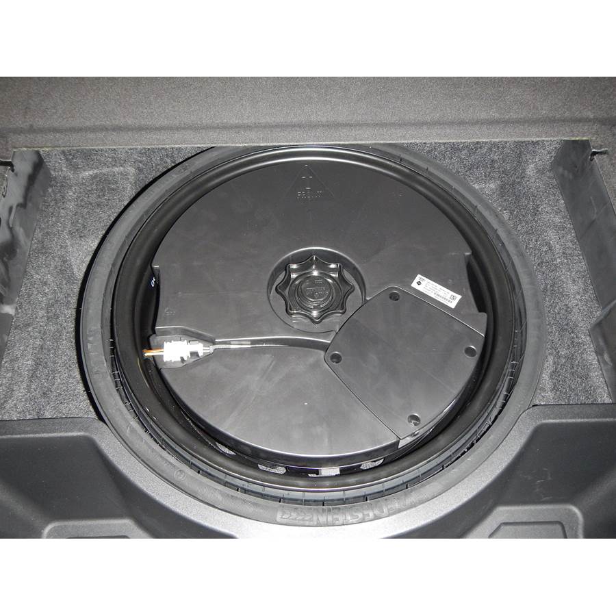 2016 Audi Q5 Under cargo floor speaker location
