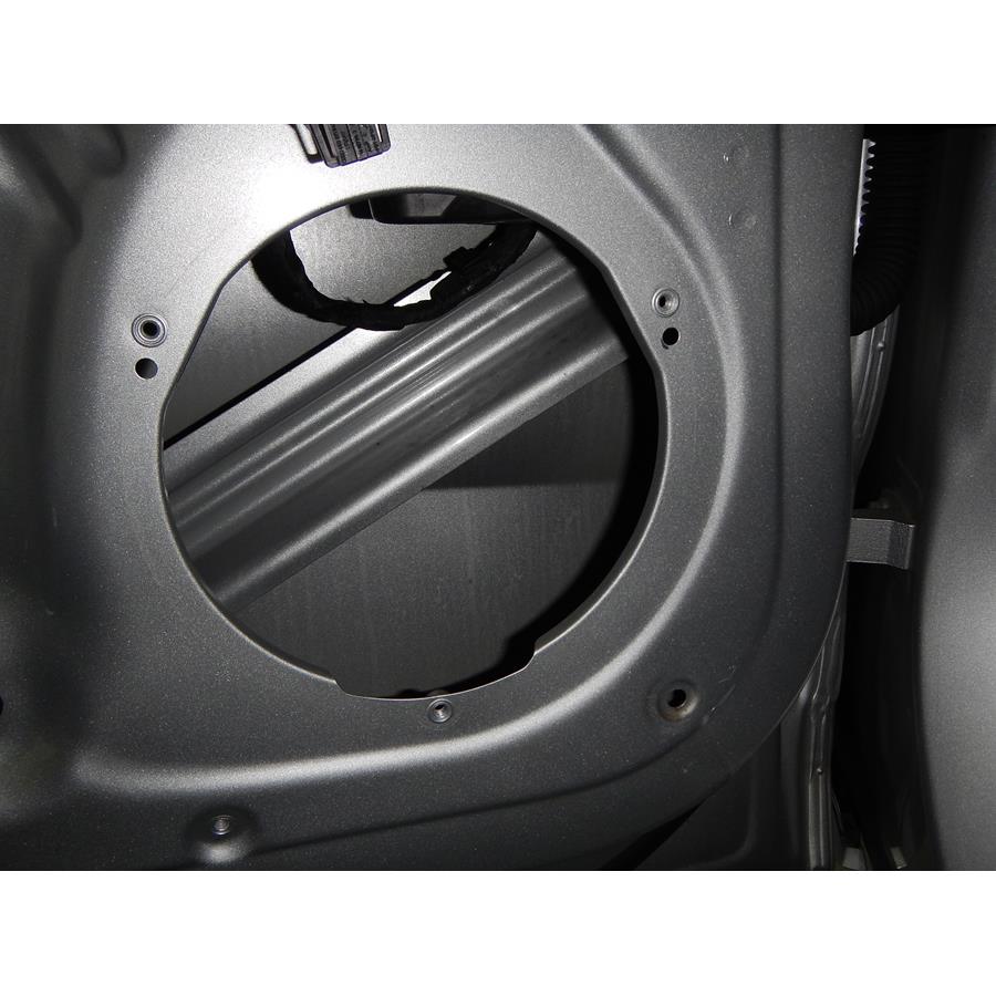 2016 Audi Q5 Rear door woofer removed