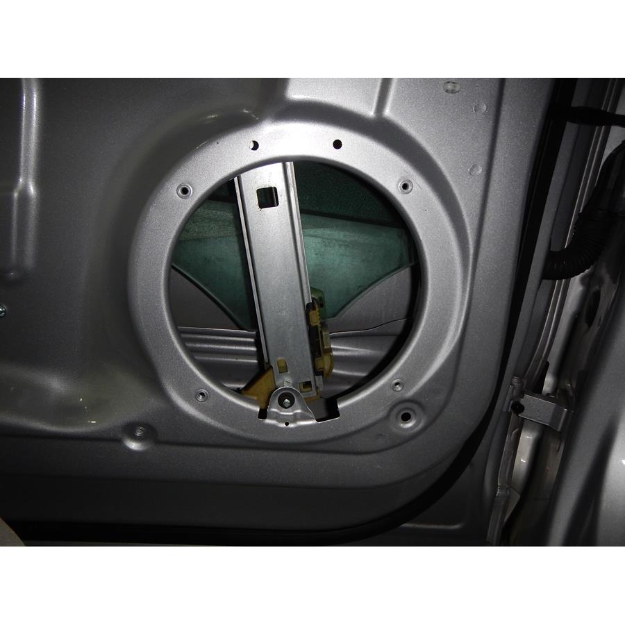 2014 Audi Q5 Front door woofer removed