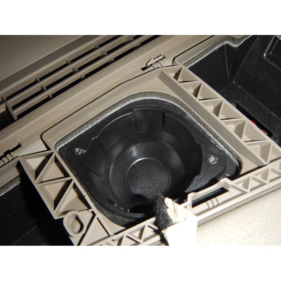 2010 Audi A4 Center dash speaker removed