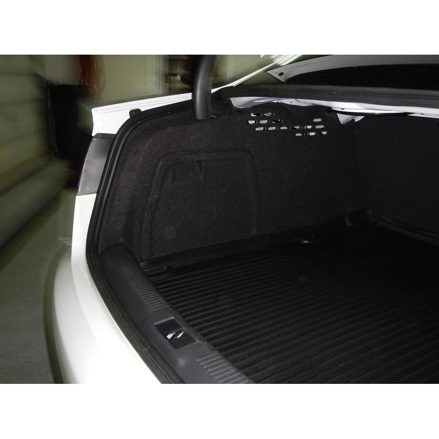 2011 Audi A4 Factory amplifier location