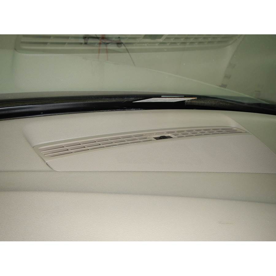 2011 Audi A4 Center dash speaker location