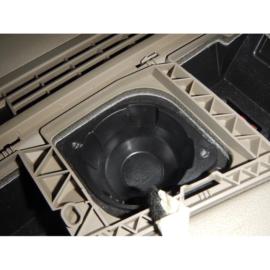 2011 Audi A4 Center dash speaker removed
