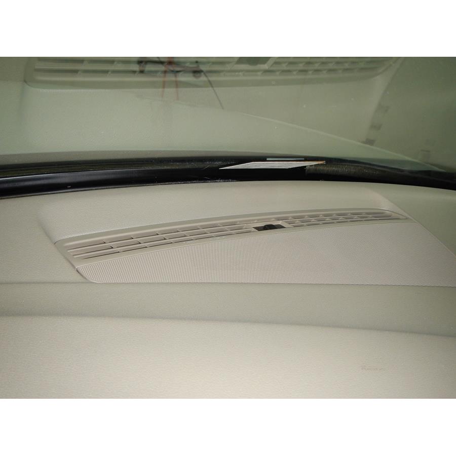 2012 Audi A4 Center dash speaker location