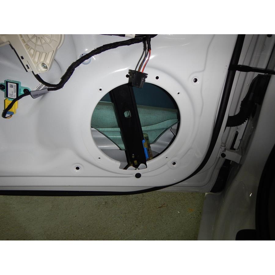 2010 Audi A4 Front speaker removed