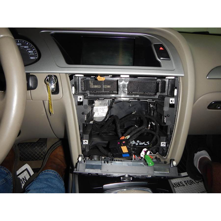 2011 Audi A4 Factory radio removed