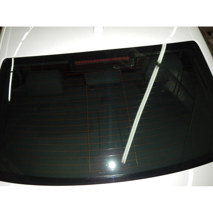 2011 Audi A4 Rear deck center speaker location