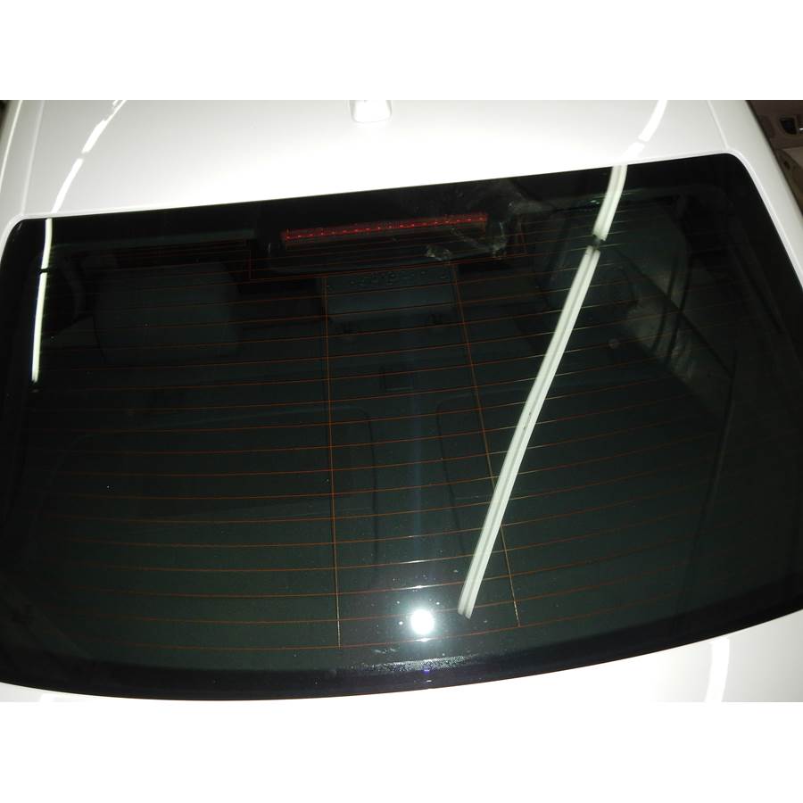 2016 Audi A4 Rear deck center speaker location
