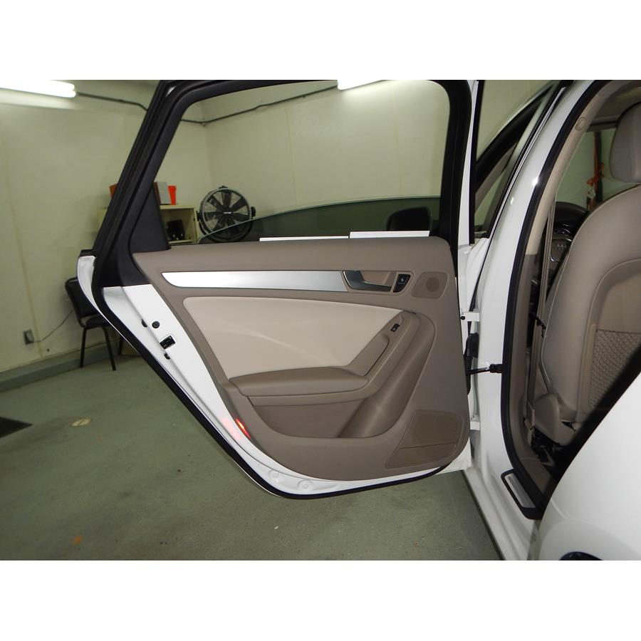 2010 Audi A4 Rear door speaker location
