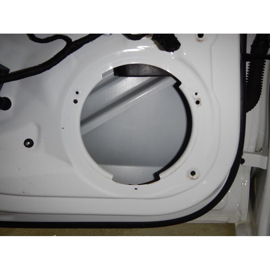 2012 Audi A4 Rear door woofer removed