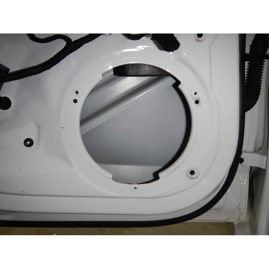 2013 Audi A4 Rear door woofer removed