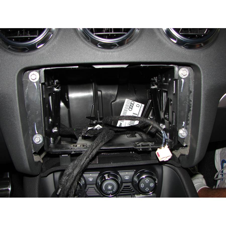 2012 Audi TT Factory radio removed