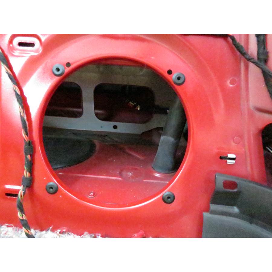 2009 Audi TT Rear cab speaker removed