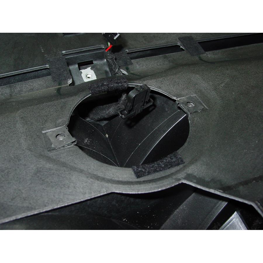 2015 Audi Q7 Center dash speaker removed