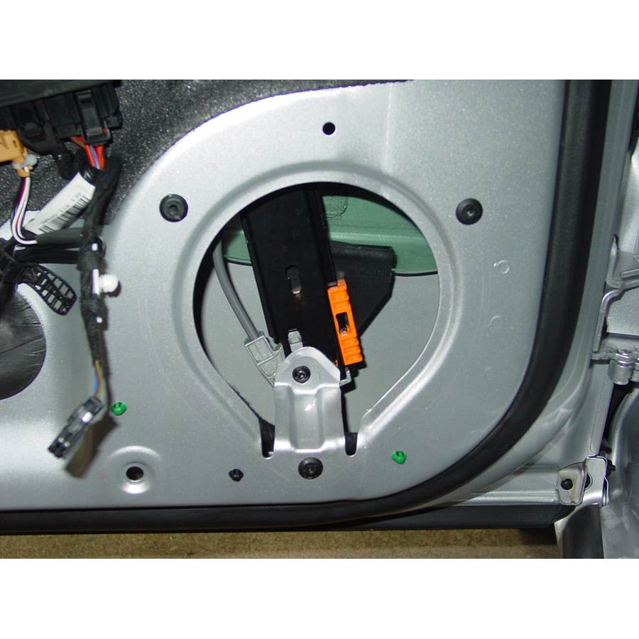 2005 Audi S4 Front door woofer removed