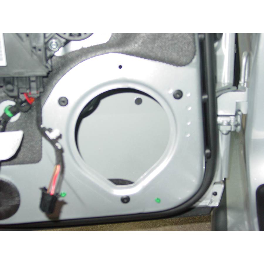 2005 Audi A4 Rear door woofer removed