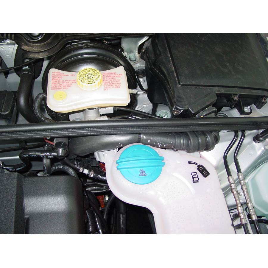 2006 Audi A4 Firewall access