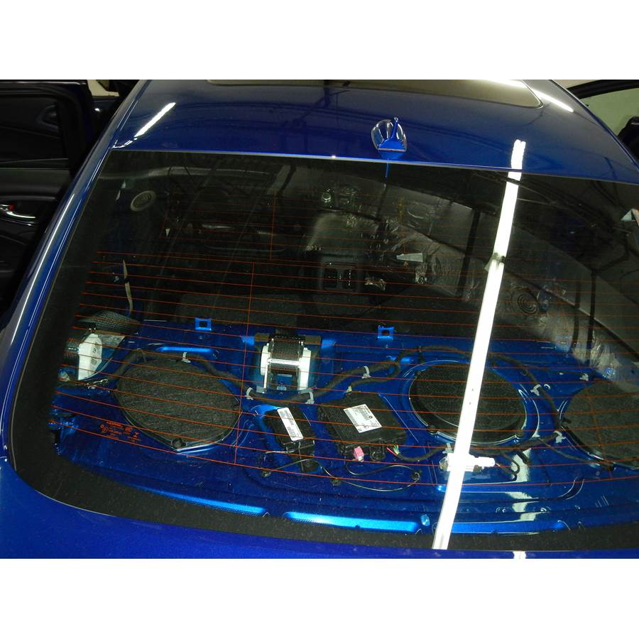 2015 Chrysler 200 Rear deck speaker location