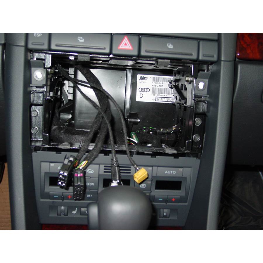 2006 Audi A4 Factory radio removed