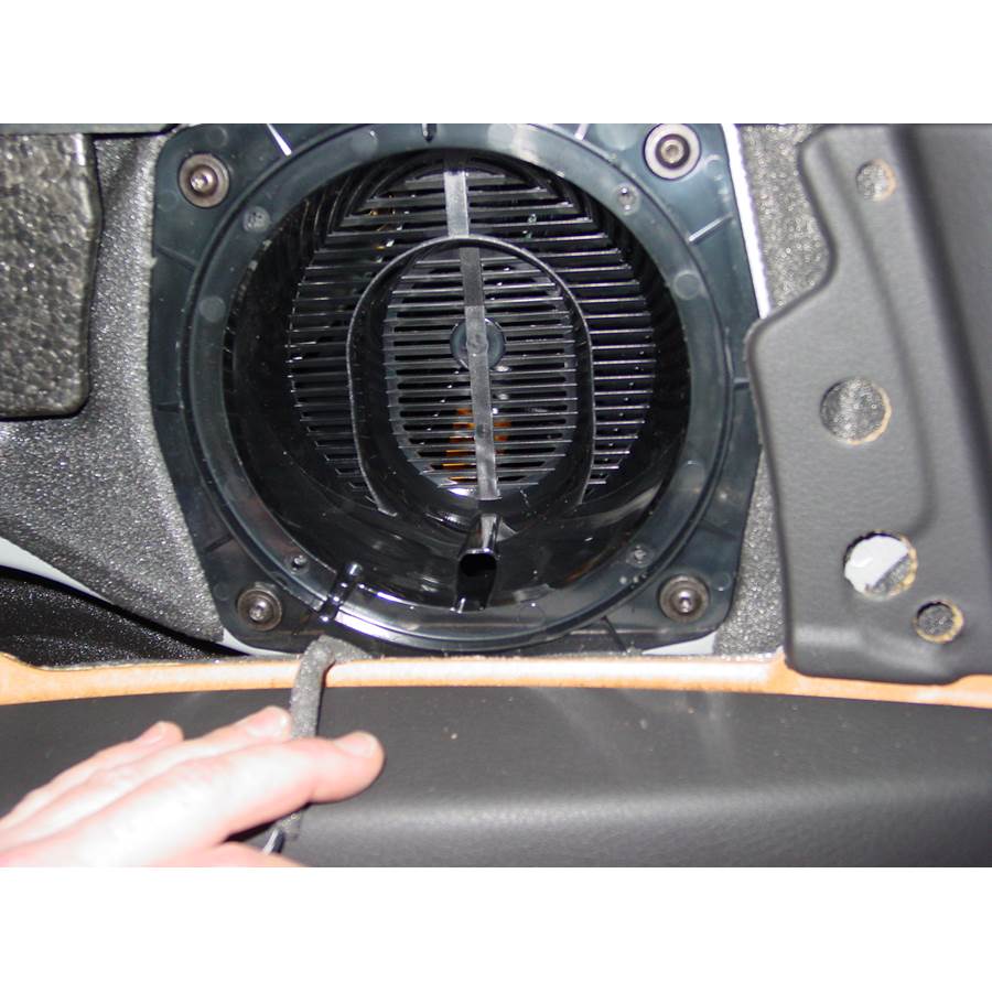 2007 Audi A4 Rear side panel speaker removed
