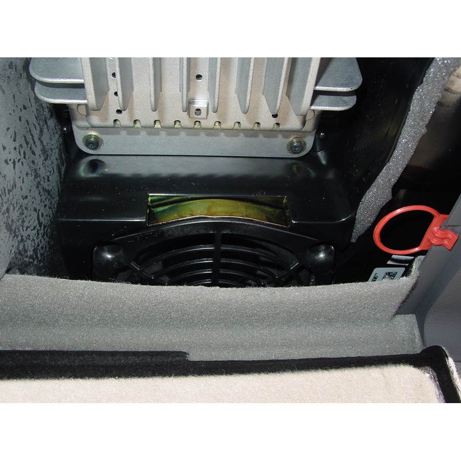 2007 Audi A4 Far-rear side speaker location