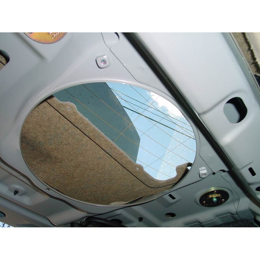2007 Audi A4 Rear deck center speaker removed