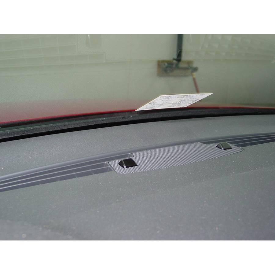 2008 Audi A3 Center dash speaker location