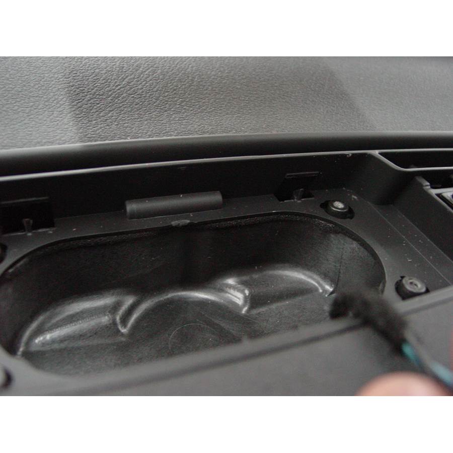 2009 Audi A3 Center dash speaker removed