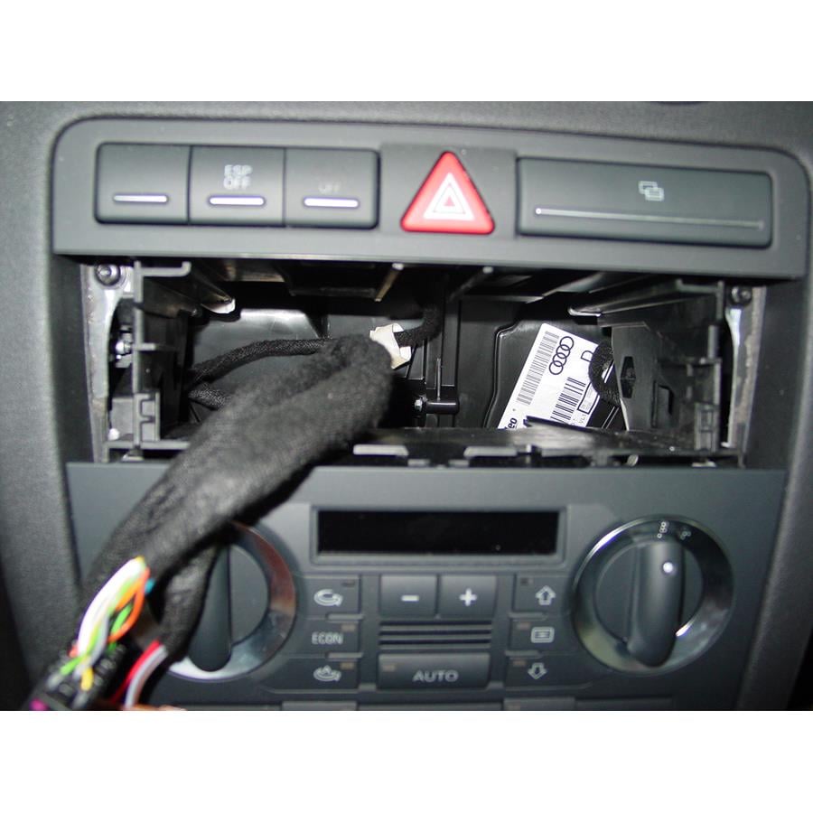 2009 Audi A3 Factory radio removed