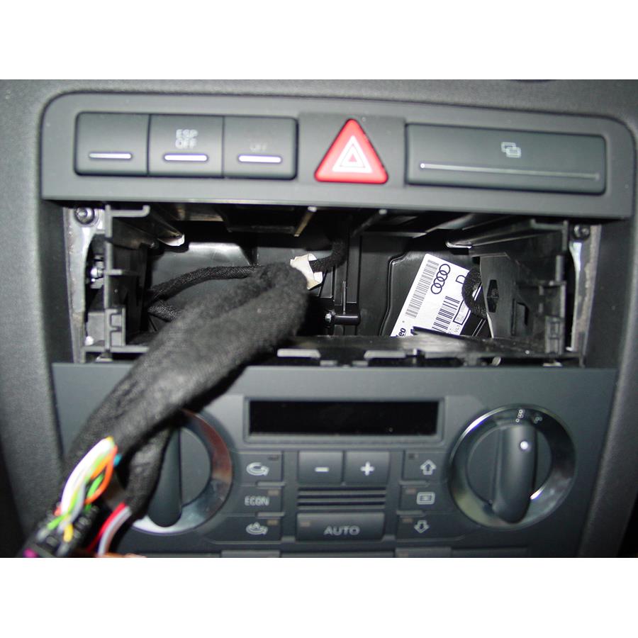 2013 Audi A3 Factory radio removed