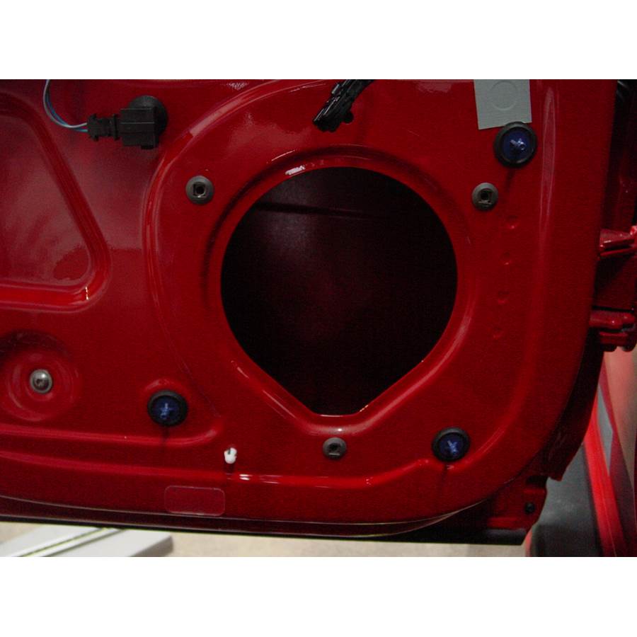 2009 Audi A3 Rear door woofer removed