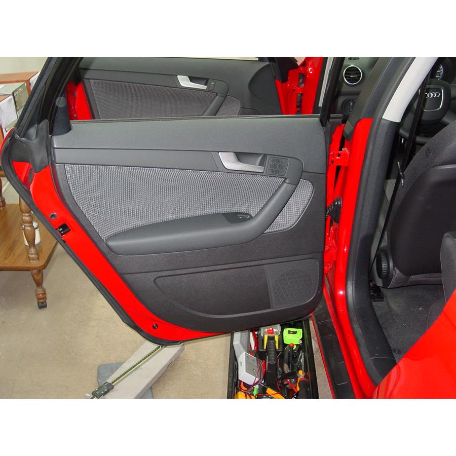 2013 Audi A3 Rear door speaker location