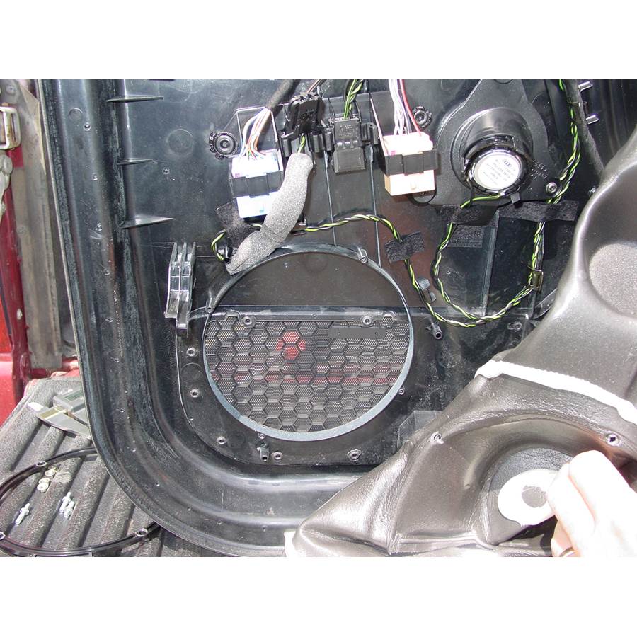 2004 Audi TT Front door woofer removed