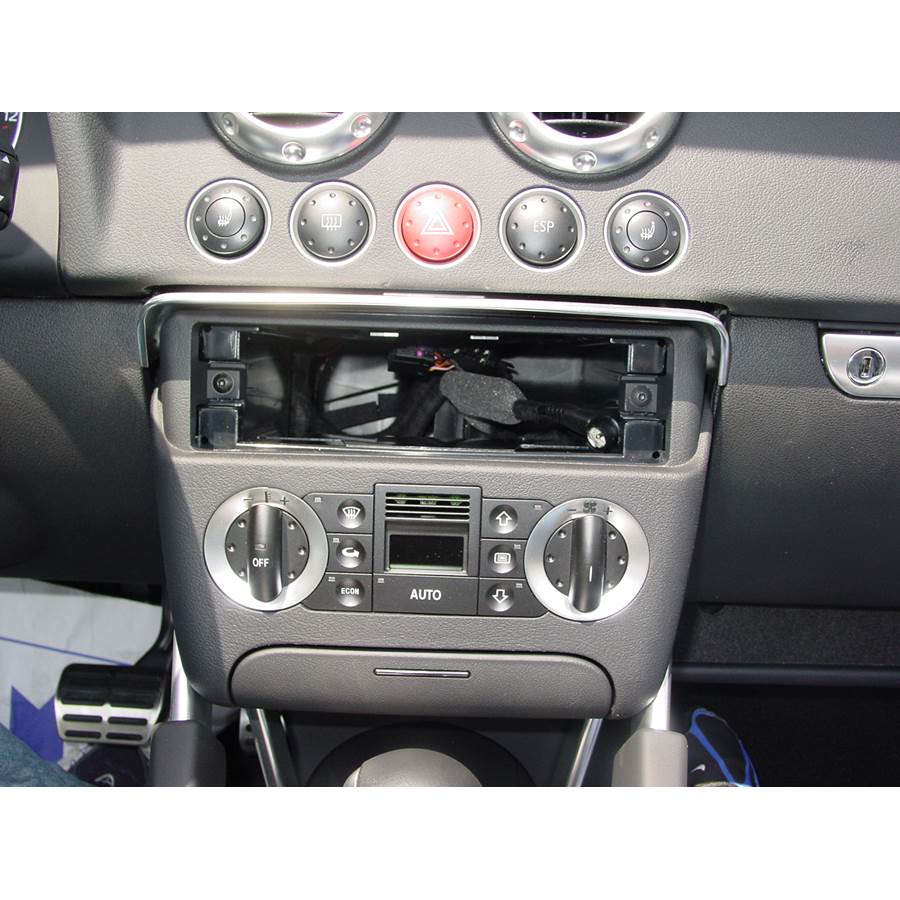 2006 Audi TT Factory radio removed