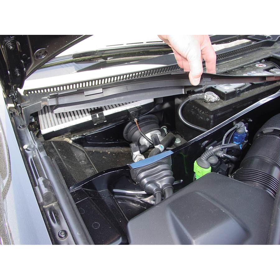2002 Audi A6 Firewall access