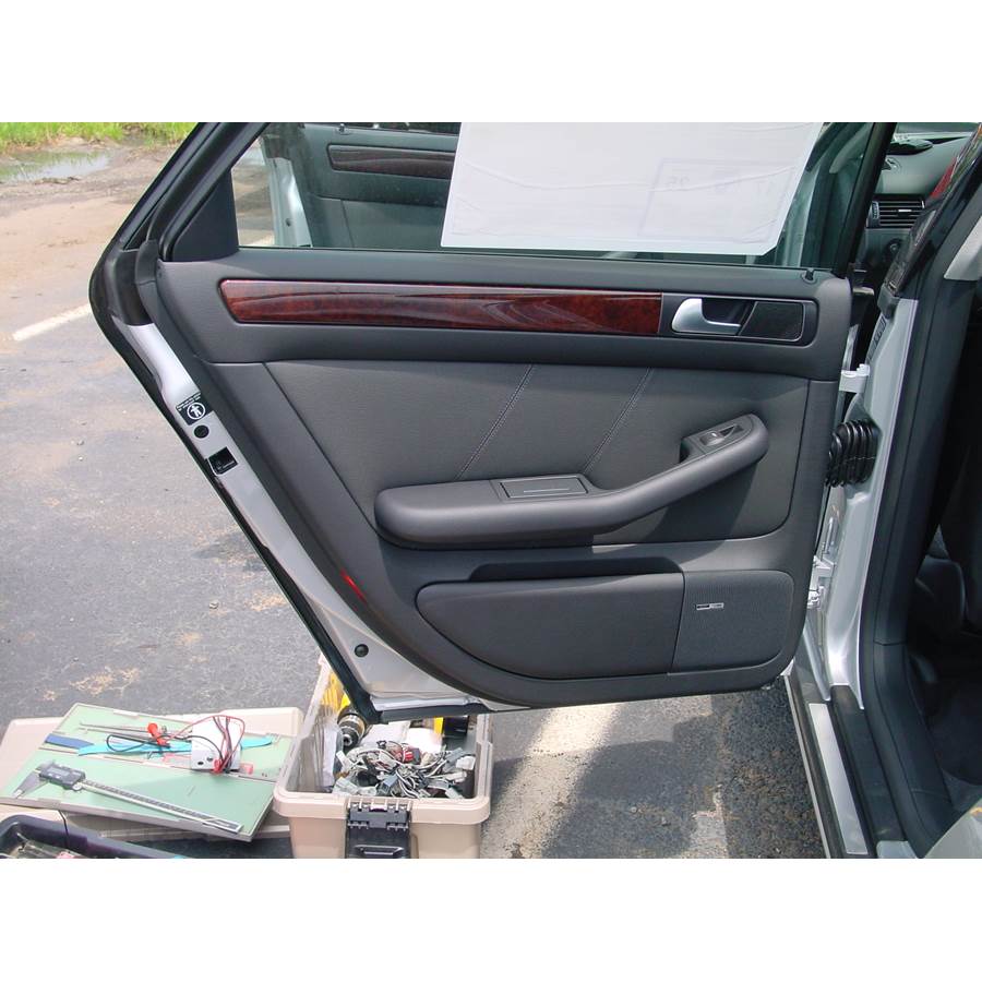2002 Audi A6 Rear door speaker location