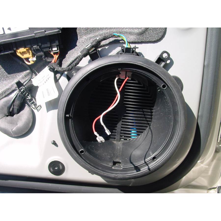 2002 Audi A4 Front door woofer removed