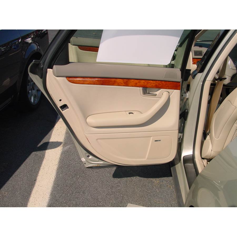 2003 Audi A4 Rear door speaker location