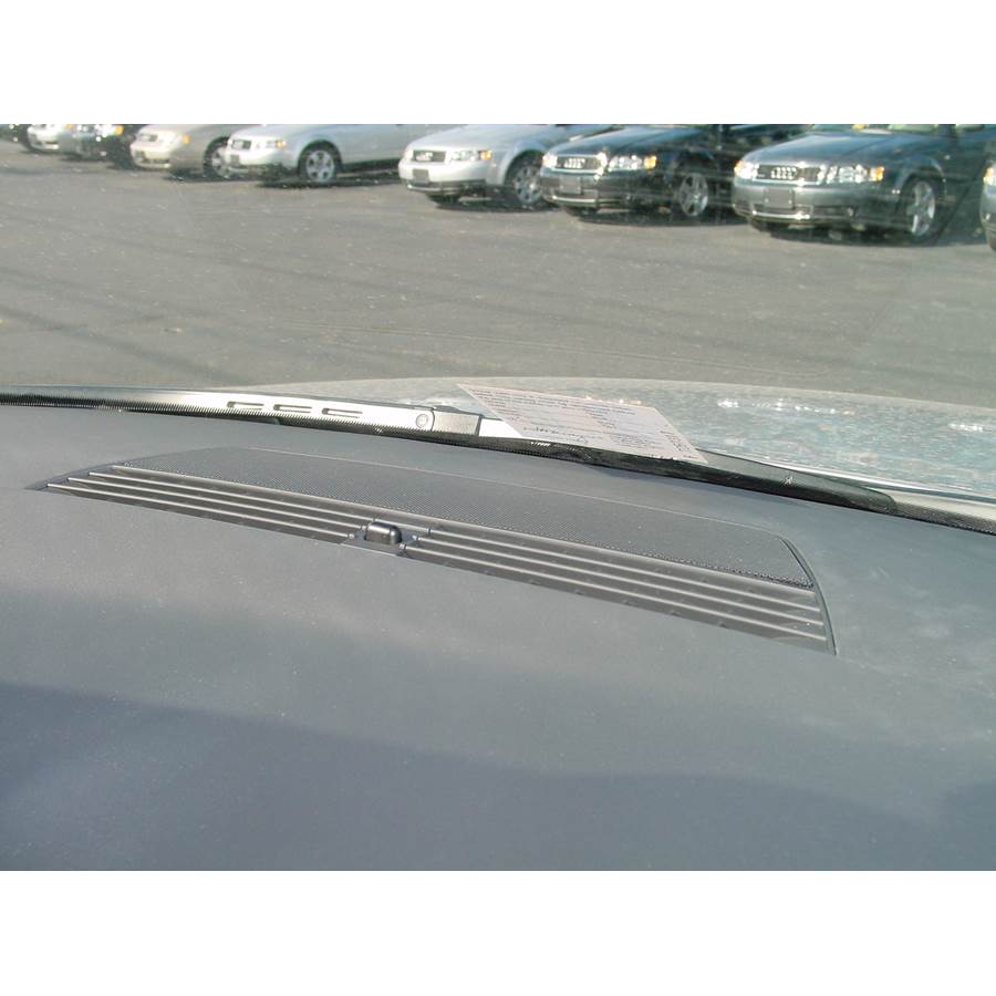 2002 Audi A4 Center dash speaker location