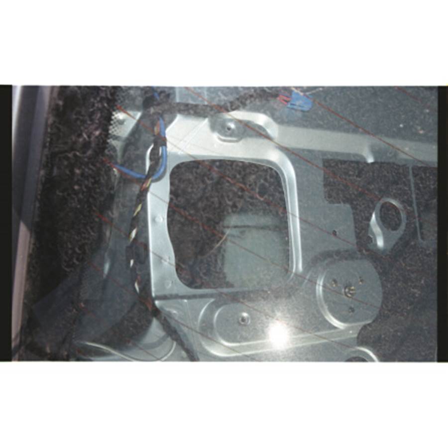 2000 Audi A4 Rear deck speaker removed