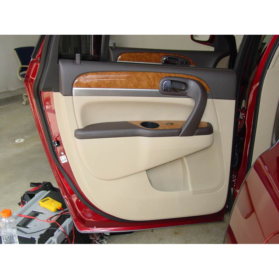 2009 Buick Enclave Rear door speaker location