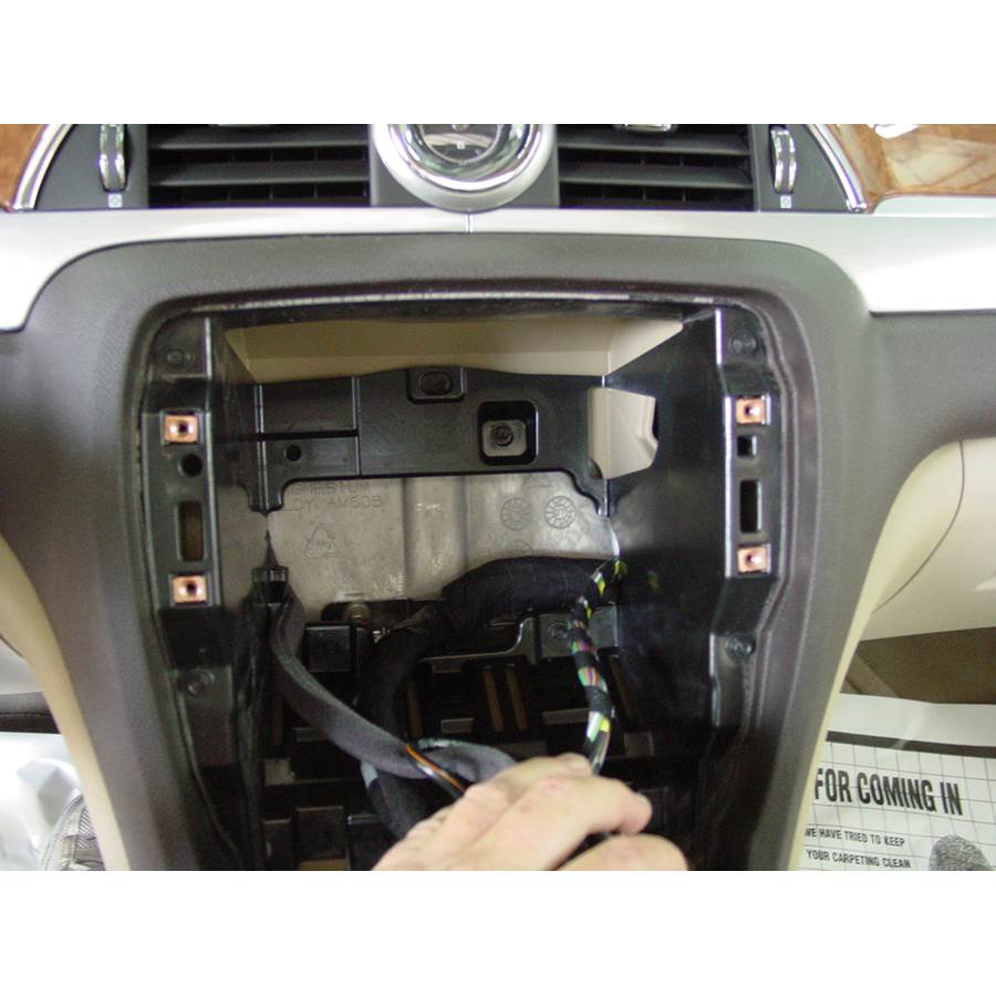 2011 Buick Enclave Factory radio removed