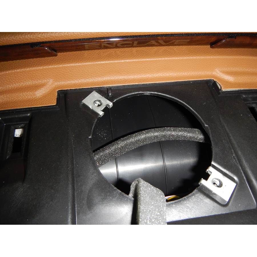 2017 Buick Enclave Center dash speaker removed