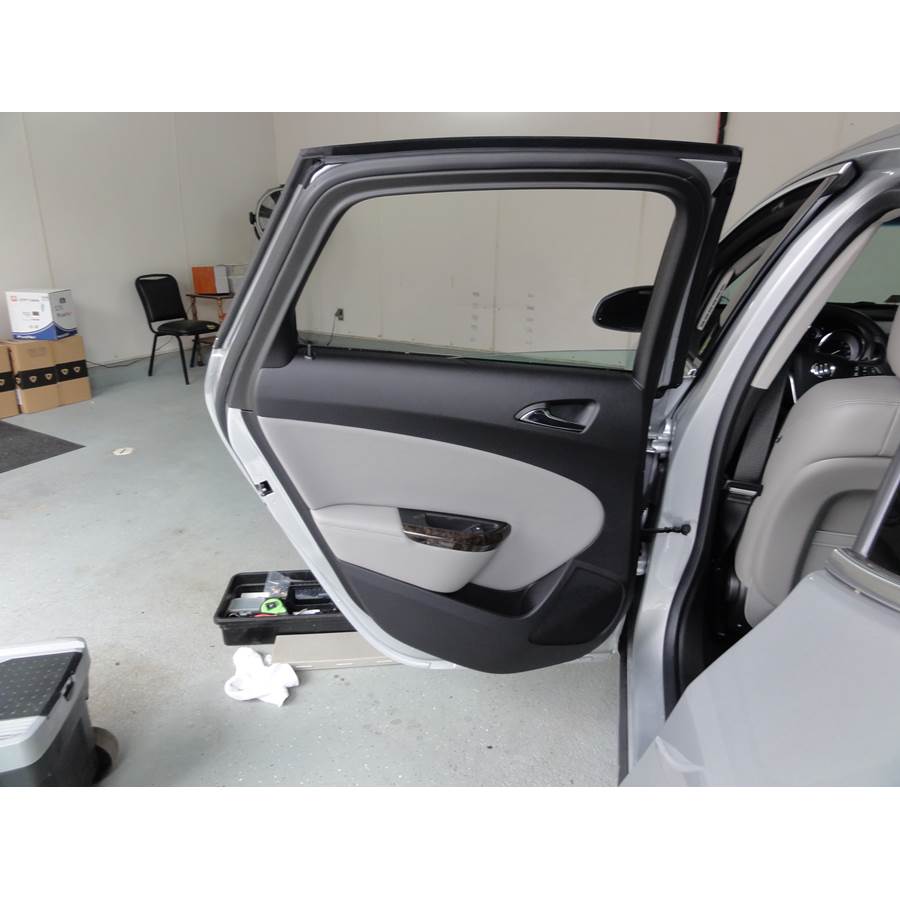 2013 Buick Verano Rear door speaker location