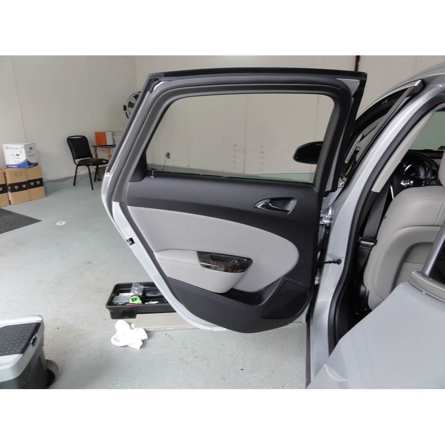 2017 Buick Verano Rear door speaker location