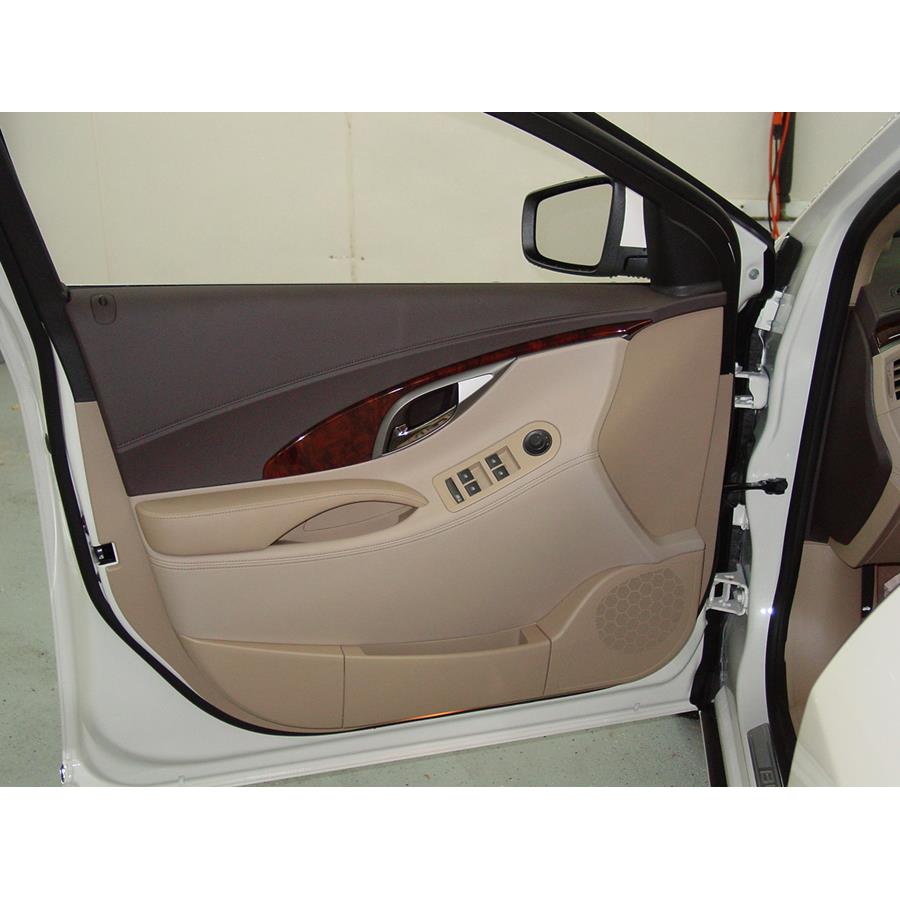 2012 Buick LaCrosse Front door speaker location