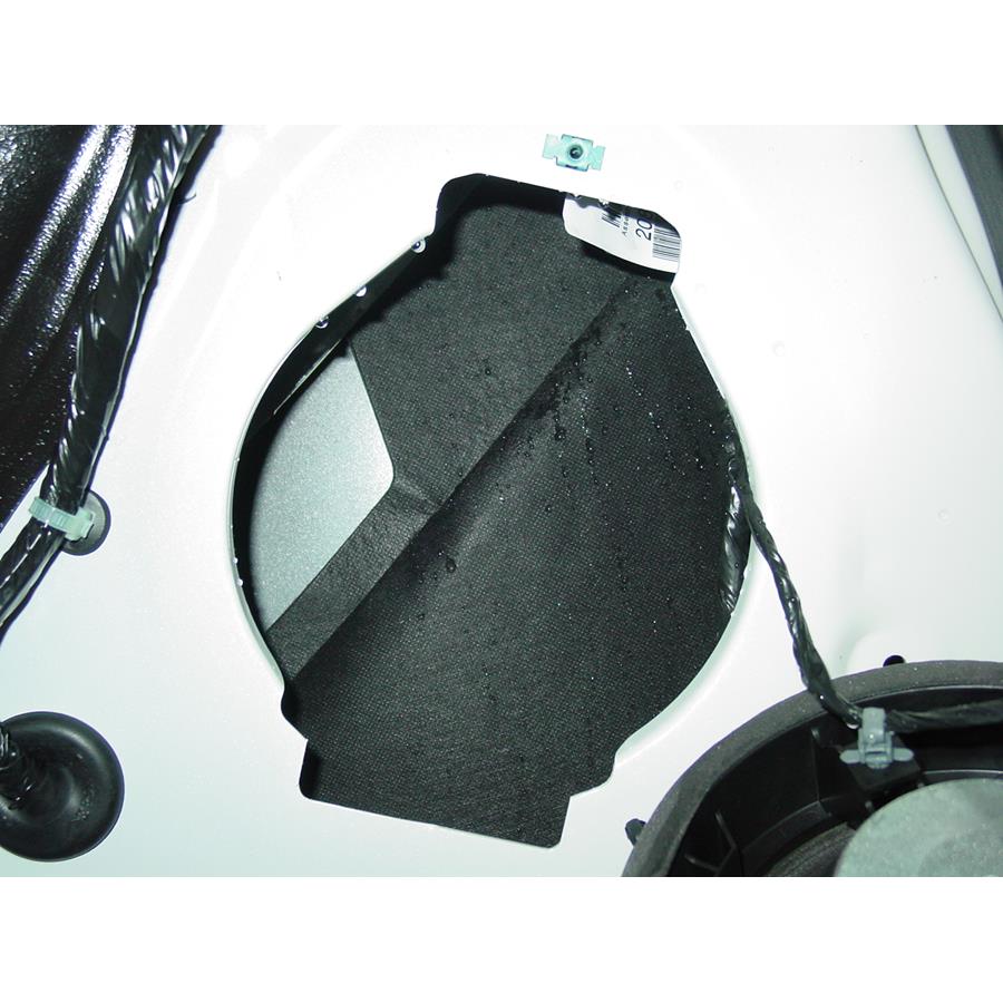 2011 Buick LaCrosse Rear door speaker removed